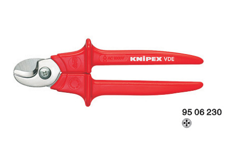 德國(guó)KNIPEX山凱尼派克絕緣電纜剪鉗95 06 230